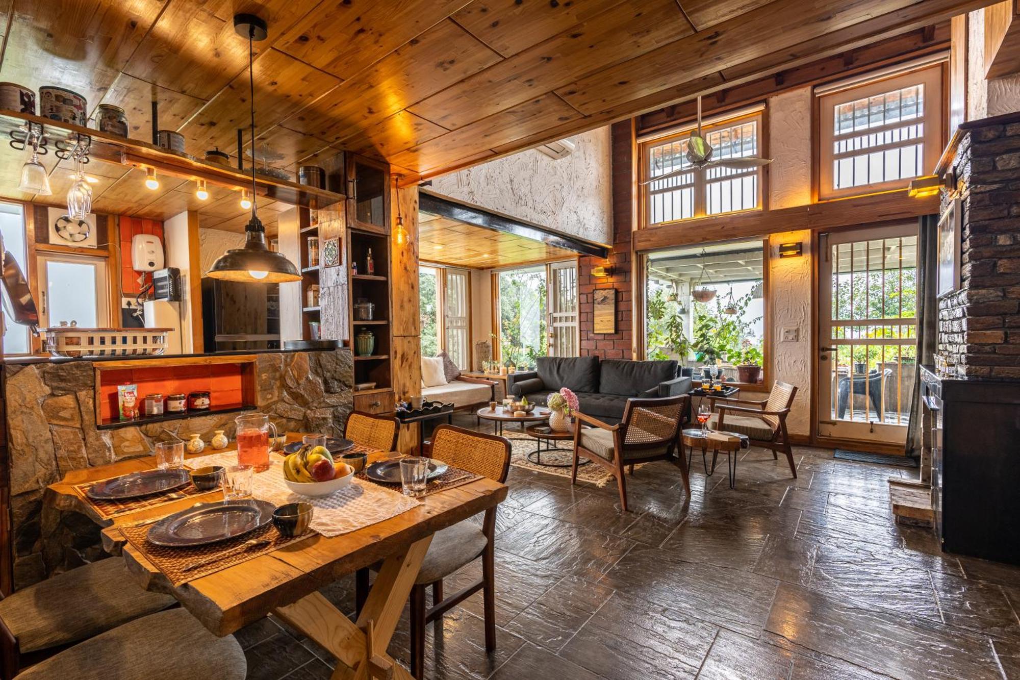 Saffronstays Hydrangea Hill, Mukteshwar Kāthgodām エクステリア 写真